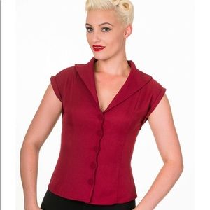 Dancing Days Red Blouse